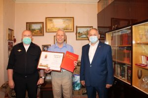 Руководство УВД по САО поздравило ветерана органов внутренних дел с 80 -летием Руководство УВД по САО поздравило ветерана органов внутренних дел с 80 -летием