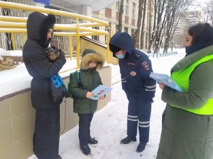 Сотрудники ГИБДД Севера столицы приняли участие в «Зимнем родительском патруле» Сотрудники ГИБДД Севера столицы приняли участие в «Зимнем родительском патруле»