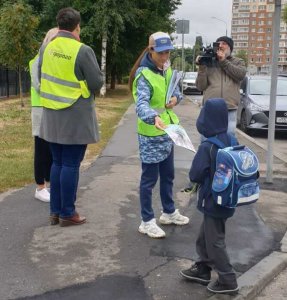 Сотрудники ГИБДД Севера столицы провели акцию «Родительский патруль» Сотрудники ГИБДД Севера столицы провели акцию «Родительский патруль»